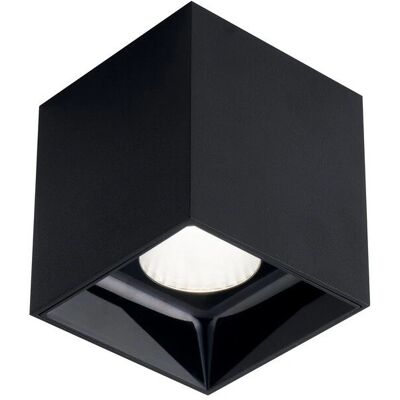 Fan Europe Intec - LED Surface Mount Anti-Glare Downlight - Black - 4000K Fan Europe Intec - LED Surface Mount Anti-Glare Downlight - Black - 4000K