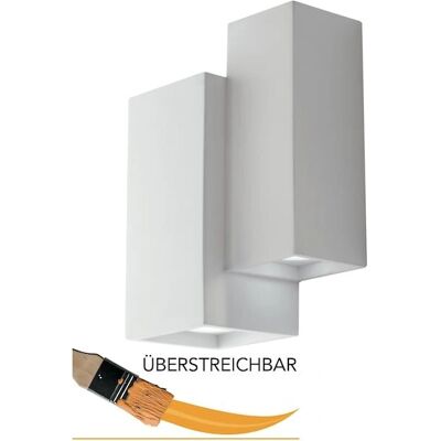 Fan Europe Foster Lampada da Parete Bianca GU10 - IP20 Fan Europe Foster Lampada da Parete Bianca GU10 - IP20