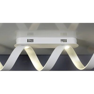 Fan Europe Helix - LED Ceiling Light - 4000K - White, Silver Fan Europe Helix - LED Ceiling Light - 4000K - White, Silver