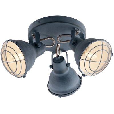 Fan Europe Lighting CUBA 3 Light Spotlight Clusters Grey - Lighting Fan Europe Lighting CUBA 3 Light Spotlight Clusters Grey - Lighting