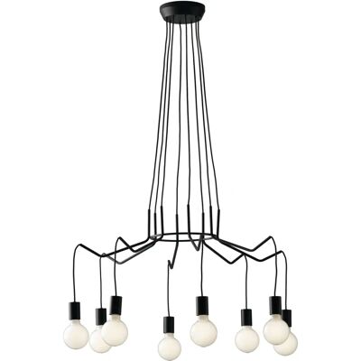Fan Europe Habitat 6-Licht Pendelleuchte - Schwarz Fan Europe Habitat 6-Licht Pendelleuchte - Schwarz