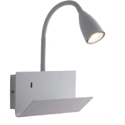 Fan Europe Gulp - Flexible Arm Reading USB Wall Lamp - Wall Lamp Fan Europe Gulp - Flexible Arm Reading USB Wall Lamp - Wall Lamp