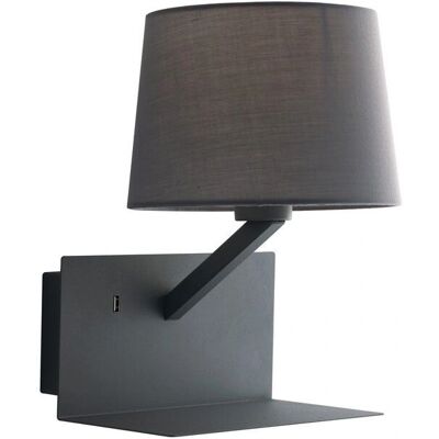 Fan Europe Lighting Ciak - Reading USB Besdside Lamp Shelf - Wall sconce - E27 Fan Europe Lighting Ciak - Reading USB Besdside Lamp Shelf - Wall sconce - E27