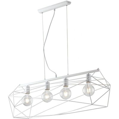 Fan Europe Abraxas White Ceiling Pendant - E27, 150cm Fan Europe Abraxas White Ceiling Pendant - E27, 150cm