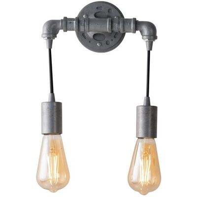 Luce Ambiente e Design Amarcord Lampada Parete Zinc - E27, 26cm Luce Ambiente e Design Amarcord Lampada Parete Zinc - E27, 26cm