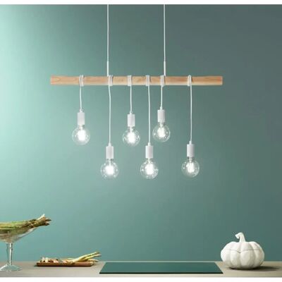 Luce Ambiente e Design Arizona - Pino Bianco Pendente Luce Ambiente e Design Arizona - Pino Bianco Pendente