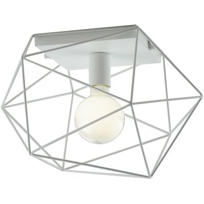 Fan Europe Abraxas Globe Cage Semi Flush Plafonnier - Luminaire de plafond - Publicité Fan Europe Abraxas Globe Cage Semi Flush Plafonnier - Luminaire de plafond - Publicité