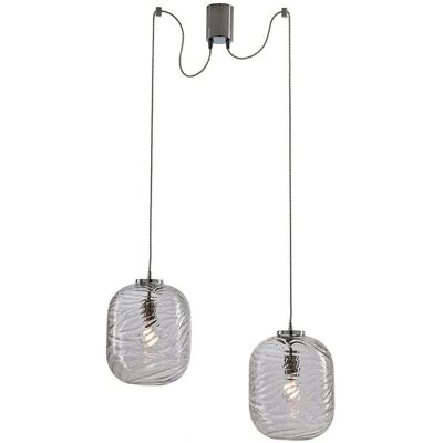 Fan Europe Lighting Nereide Twin Dome Deckenpendelleuchte - Deckenleuchte Fan Europe Lighting Nereide Twin Dome Deckenpendelleuchte - Deckenleuchte