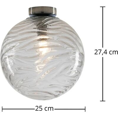 Fan Europe Lighting NEREIDE Transparenter Globe Deckenleuchte - Deckenleuchte Fan Europe Lighting NEREIDE Transparenter Globe Deckenleuchte - Deckenleuchte