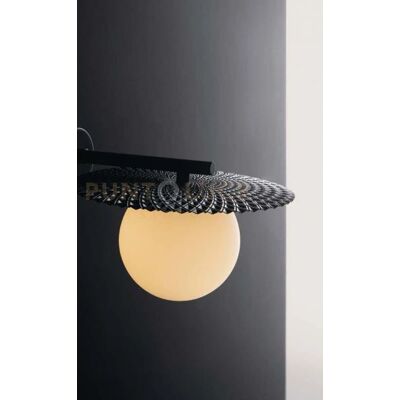 Luce Ambiente e Design Lámpara de Pared CHAPLIN - Negro G9 Luce Ambiente e Design Lámpara de Pared CHAPLIN - Negro G9