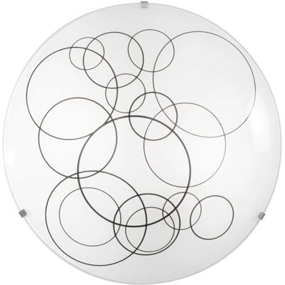Fan Europe Lighting Luce_Ambiente_Design - Vetro Bianco - 2xE27 - 30cm - Lampada Sospensione Fan Europe Lighting Luce_Ambiente_Design - Vetro Bianco - 2xE27 - 30cm - Lampada Sospensione