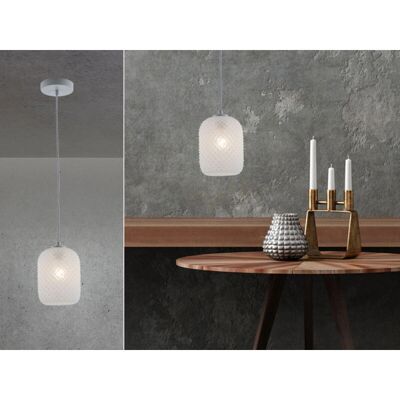Fan Europe Lighting Ashford Glas-Kuppel Pendelleuchte - Weiß - Pendellampe Fan Europe Lighting Ashford Glas-Kuppel Pendelleuchte - Weiß - Pendellampe