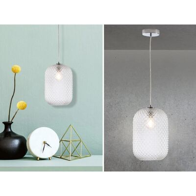 Fan Europe Lighting Ashford Glaskuppel-Pendelleuchte - Transparent - Hängeleuchte Fan Europe Lighting Ashford Glaskuppel-Pendelleuchte - Transparent - Hängeleuchte