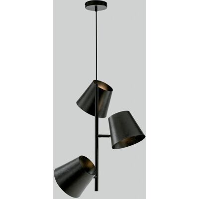 Luce Ambiente e Design Colt Lámpara Colgante 3 Luces Gris Luce Ambiente e Design Colt Lámpara Colgante 3 Luces Gris