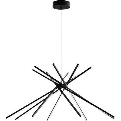 Fan Europe SHANGHAI LED Pendant Ceiling Light - Black - 113x51.5cm - LED Fan Europe SHANGHAI LED Pendant Ceiling Light - Black - 113x51.5cm - LED