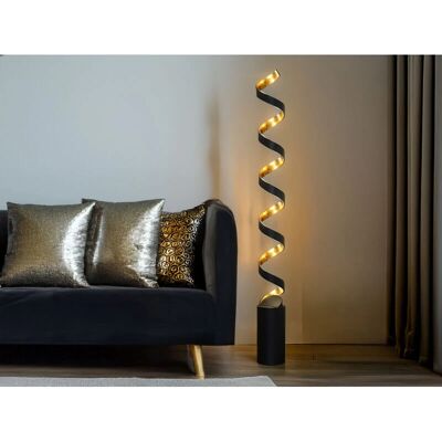 Fan Europe HELIX LED Wirbel Stehlampe Schwarz, Gold - Stehlampe Fan Europe HELIX LED Wirbel Stehlampe Schwarz, Gold - Stehlampe