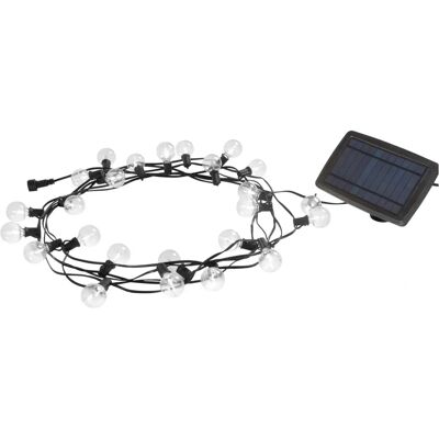 Stringa luminosa solare Intec - 25 lampadine, luce calda, 7,62m, IP44 Stringa luminosa solare Intec - 25 lampadine, luce calda, 7,62m, IP44