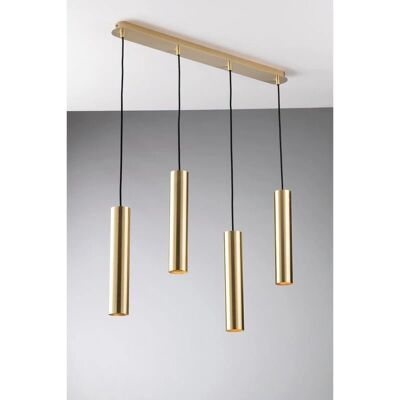 Luce Ambiente e Design Fluke 4 luci oro - Lampada sospensione Luce Ambiente e Design Fluke 4 luci oro - Lampada sospensione