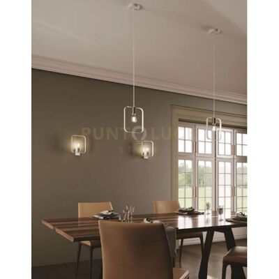 Luce Ambiente e Design Lampada Sospensione Bianca - Sospensione Luce Ambiente e Design Lampada Sospensione Bianca - Sospensione