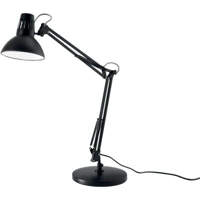 Luce Ambiente e Design Lampada da tavolo regolabile in metallo nero - Lampada da tavolo Luce Ambiente e Design Lampada da tavolo regolabile in metallo nero - Lampada da tavolo