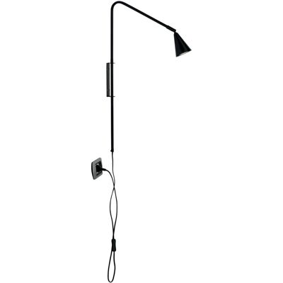 Luce Ambiente e Design Applique Enea nero - Lampada da parete Luce Ambiente e Design Applique Enea nero - Lampada da parete