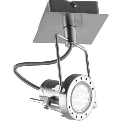 Fan Europe SPOT LED Spotlight Singolo Nichel - 400lm 2700K - Illuminazione Interna Fan Europe SPOT LED Spotlight Singolo Nichel - 400lm 2700K - Illuminazione Interna