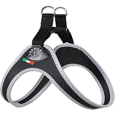 Harnais pour Chiens Tre Ponti - Petit, Noir, Design Italien de Haute Qualité - Publicité Harnais pour Chiens Tre Ponti - Petit, Noir, Design Italien de Haute Qualité - Publicité
