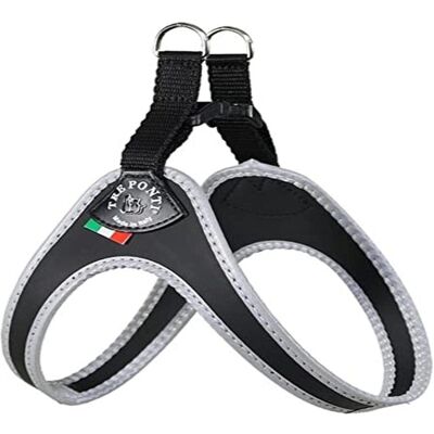Harnais Réfléchissant Tre Ponti - Design Italien Haut de Gamme pour Chiens de Petite et Moyenne Taille - Publicité Harnais Réfléchissant Tre Ponti - Design Italien Haut de Gamme pour Chiens de Petite et Moyenne Taille - Publicité