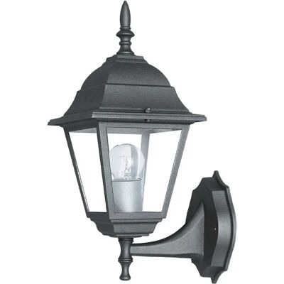 Fan Europe ROMA Lanterna da esterno - IP44, Nero, Alluminio, E27, 19.5x35x14.6cm Fan Europe ROMA Lanterna da esterno - IP44, Nero, Alluminio, E27, 19.5x35x14.6cm