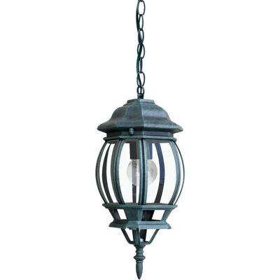 Fan Europe SANTIAGO Outdoor Pendant Ceiling Light - Black, Green - IP44 Fan Europe SANTIAGO Outdoor Pendant Ceiling Light - Black, Green - IP44
