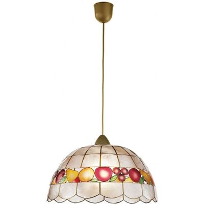 Luce Ambiente e Design Lampadario madreperla multicolore - Illuminazione sospensione Luce Ambiente e Design Lampadario madreperla multicolore - Illuminazione sospensione