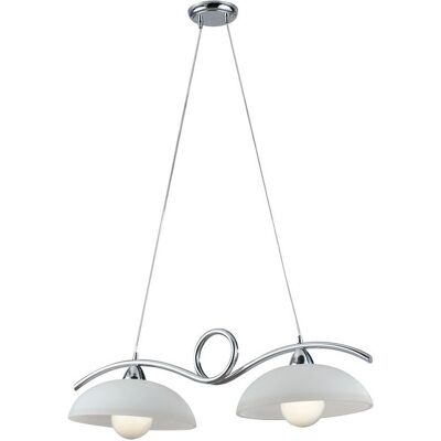 Fan Europe HALLEY 2 Chrome Pendant Light - Ceiling Light Fan Europe HALLEY 2 Chrome Pendant Light - Ceiling Light