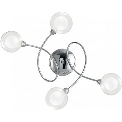 Fan Europe Lighting I-BLOG-PL4 Ceiling Lighting - Chrome Fan Europe Lighting I-BLOG-PL4 Ceiling Lighting - Chrome