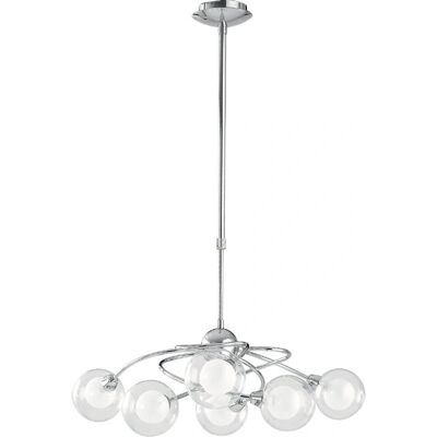 Fan Europe Lighting BLOG 6 Light Multi Arm Pendant Ceiling Light Chrome - Ceiling Light Fan Europe Lighting BLOG 6 Light Multi Arm Pendant Ceiling Light Chrome - Ceiling Light