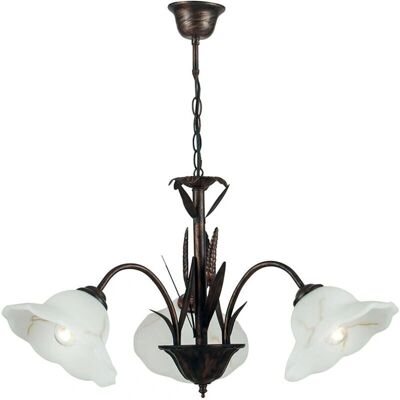 Fan Europe BYRON 3 Light Rust Ceiling Light - Ceiling Light Fan Europe BYRON 3 Light Rust Ceiling Light - Ceiling Light