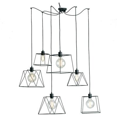 Fan Europe BROOKLYN 6 Light Pendant - Pendant Light Fan Europe BROOKLYN 6 Light Pendant - Pendant Light