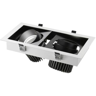 Fan Europe APOLLO LED 2 Light Recessed Adjustable Downlight - LED Recessed Downlight Fan Europe APOLLO LED 2 Light Recessed Adjustable Downlight - LED Recessed Downlight