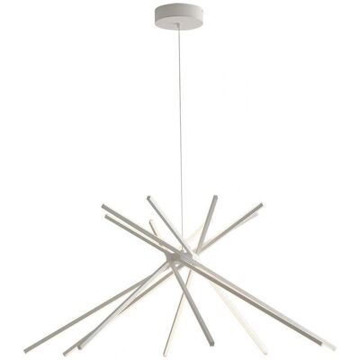 Fan Europe SHANGHAI Lampada a Sospensione LED Bianca - LED 2860lm 4000K Fan Europe SHANGHAI Lampada a Sospensione LED Bianca - LED 2860lm 4000K