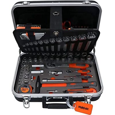 ABC TOOLS Set di strumenti - 108 utensili - Compatto e portatile ABC TOOLS Set di strumenti - 108 utensili - Compatto e portatile