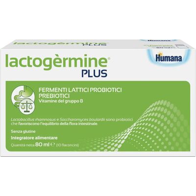 Humana Italia Lactogermine Plus - Integratore di Probiotici Humana Italia Lactogermine Plus - Integratore di Probiotici