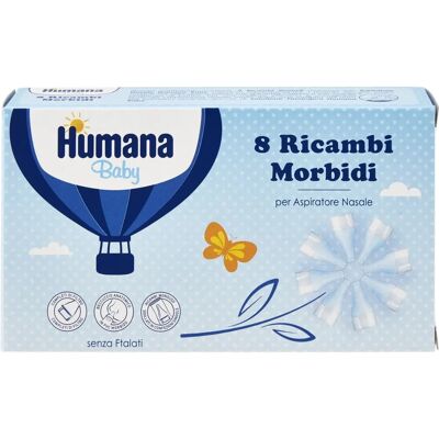 Set Ricambi Aspiratore Nasale Humana - 8 Pezzi Set Ricambi Aspiratore Nasale Humana - 8 Pezzi