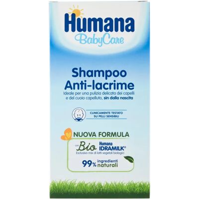 Humana Italia Spa Humana Baby Care Shampoo - Delicato, Naturale, 200ml Humana Italia Spa Humana Baby Care Shampoo - Delicato, Naturale, 200ml