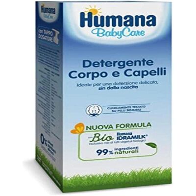 Humana Baby Care Detergente Corpo e Capelli - Baby Body and Hair Wash Humana Baby Care Detergente Corpo e Capelli - Baby Body and Hair Wash