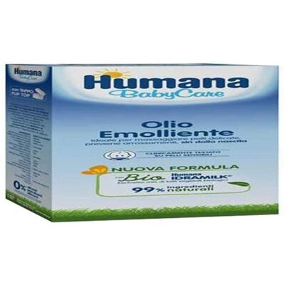 Humana BabyCare Olio Emolliente - Pelle sensibile - Olio emolliente per neonati Humana BabyCare Olio Emolliente - Pelle sensibile - Olio emolliente per neonati