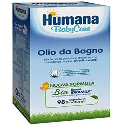 Humana Baby Care Olio da Bagno Biologico - Prodotto per il Bagno del Bambino Humana Baby Care Olio da Bagno Biologico - Prodotto per il Bagno del Bambino