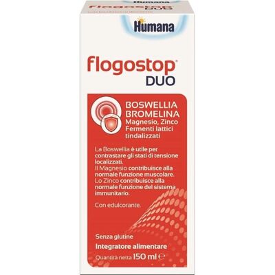 Humana Flogostop Duo 150 ml - Integratore per l'Immunità Humana Flogostop Duo 150 ml - Integratore per l'Immunità