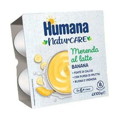 Humana Snack Baby Banana 100g - Spuntino per bebè Humana Snack Baby Banana 100g - Spuntino per bebè