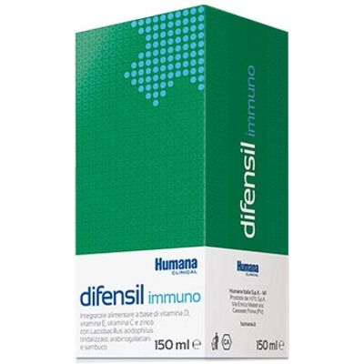HUMANA ITALIA SPA Difensil Immuno - Integratore immunitario - 150 ml HUMANA ITALIA SPA Difensil Immuno - Integratore immunitario - 150 ml