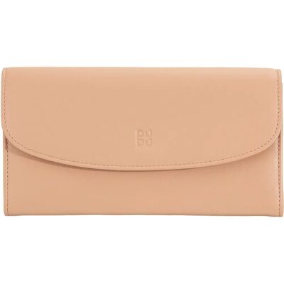 DuDu Gandia Geldbörse - RFID Leder - 19cm - Beige DuDu Gandia Geldbörse - RFID Leder - 19cm - Beige