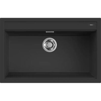 Elleci LGB13040BKM - schwarz - Unterbau - Granitek - Spüle Elleci LGB13040BKM - schwarz - Unterbau - Granitek - Spüle